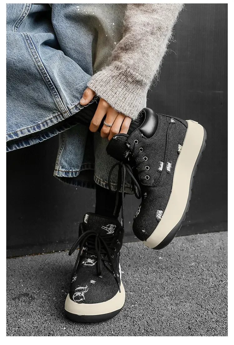 seasonal niche Q-version big head casual leather shoes, sports men's shoes, fashionable men's shoes