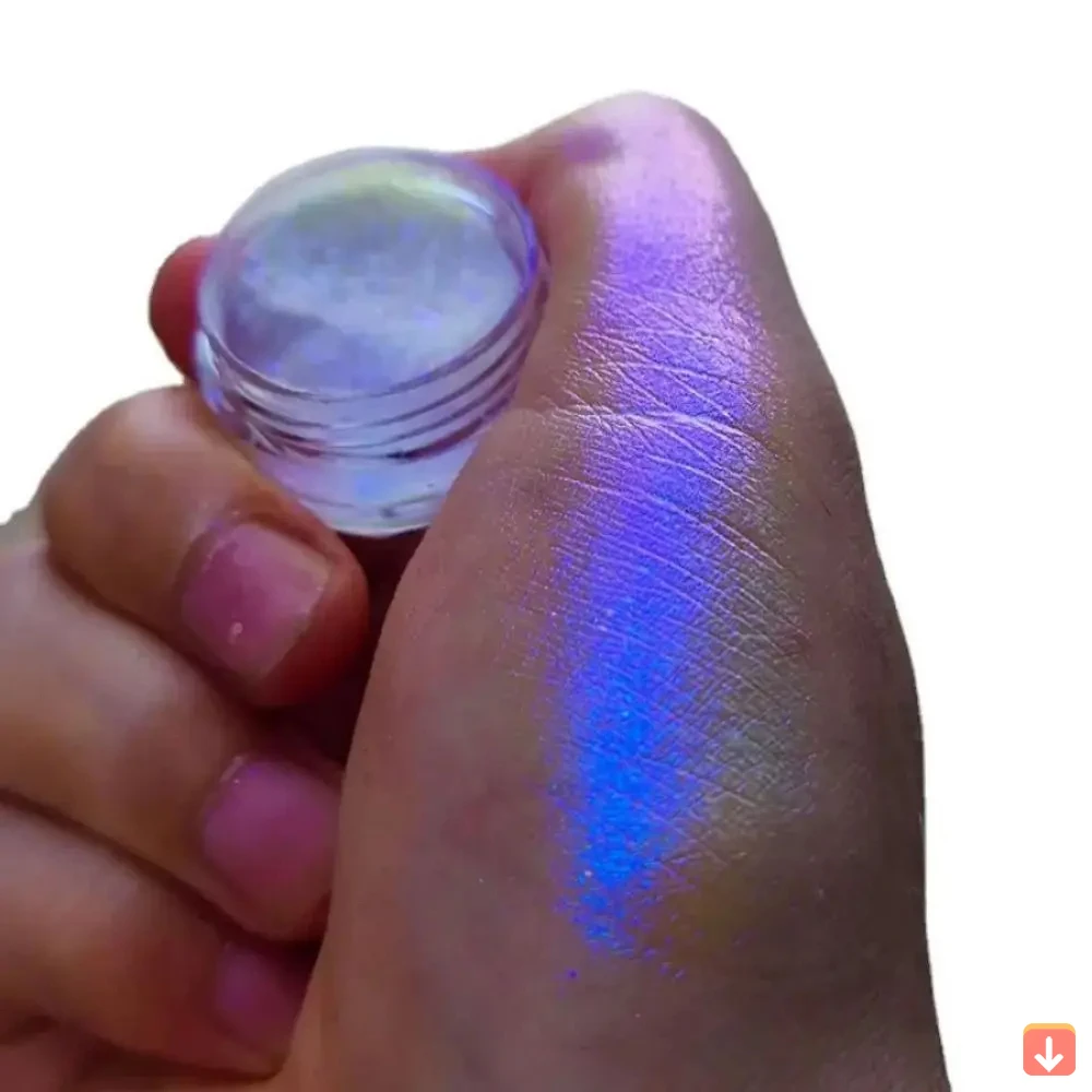 35 farben Phantom Chameleon Holographische Spiegel Pulver Net1-2g Bunte Magische Spiegel Nagel Reiben Pulver DIY Weihnachten Spiegel staub – Detail 3