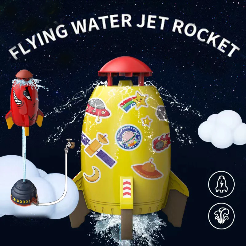 lanciatore-ad-acqua-all'aperto-space-rocket-jet-sprinkler-spinning-flying-splash-playing-water-toy-summer-kids-bath-toys-stem