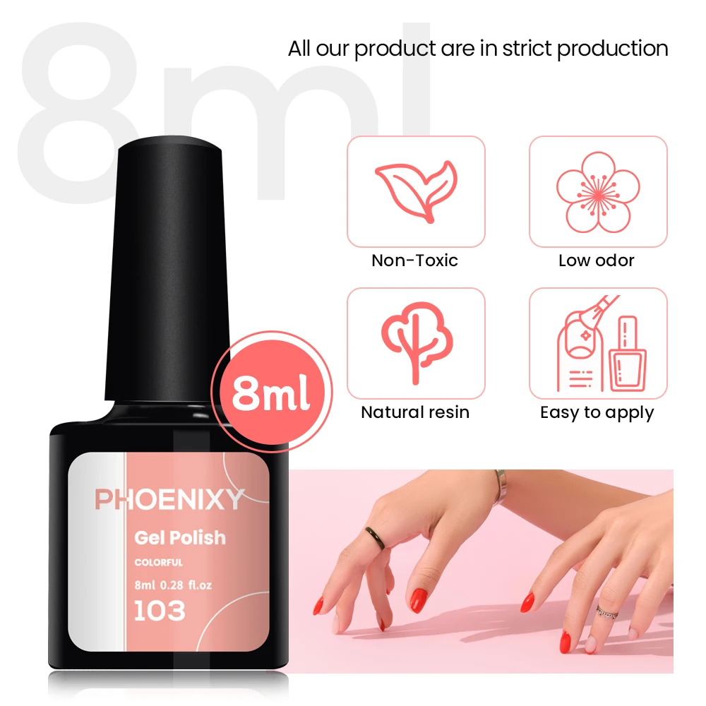 Gel Nail Polish Set 10/20/30 pcs Semi Permanent Varnish Kit Professional Full UV Gel Manicure Kit Gel For Nails 8ml Gel Nail Set