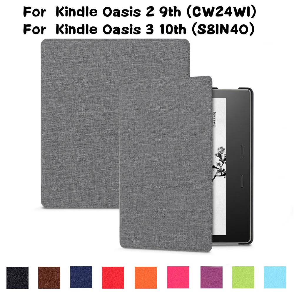 Custodia Solida Per Tutti I Nuovi Kindle Oasis 10A Generazione Oasis 2 9Th / Oasis 3 2019 Rilasciato Magnatic Auto Sleep Wake Smart Cover