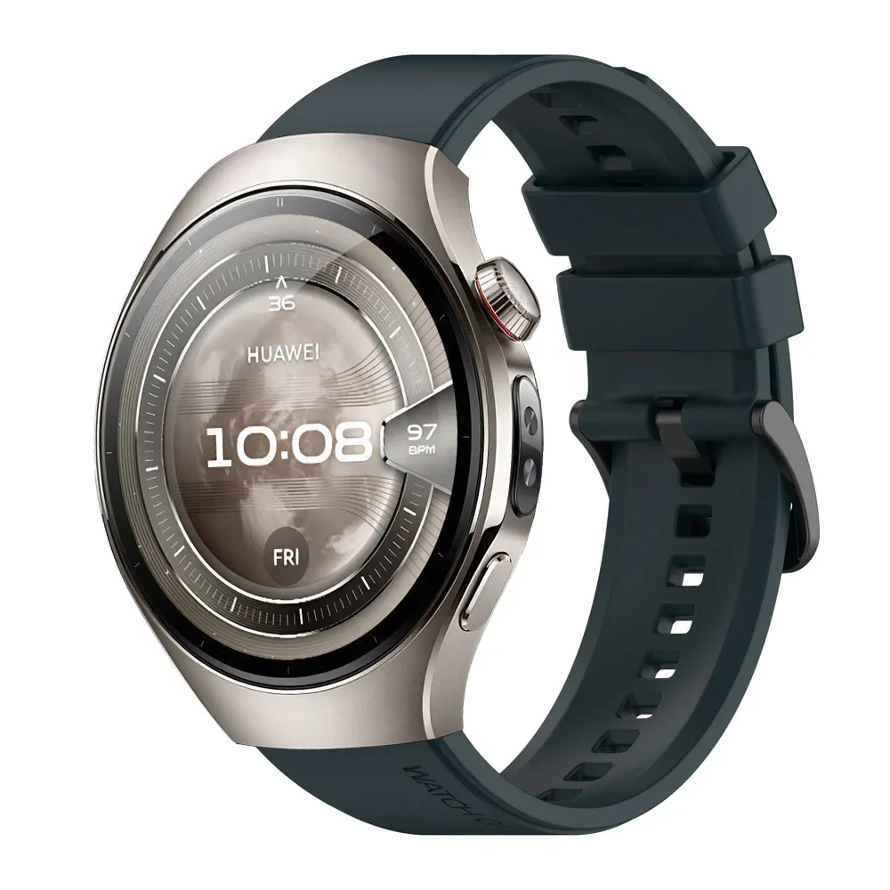 Premium Silicone Strap for Smartwatches - Adjustable 22mm/20mm Wristband in Sleek Design