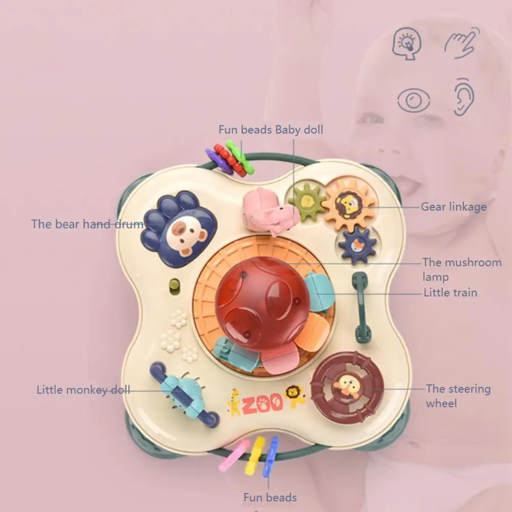 

Game Table Wide Application Baby Play Table ABS Brain Game Trendy Playing Fields Elements Table