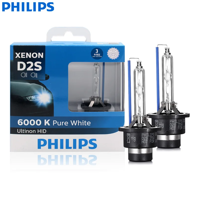 Philips Ultinon HID Xenon D1S D2S D2R D3S D4S WXX2 35W 6000K