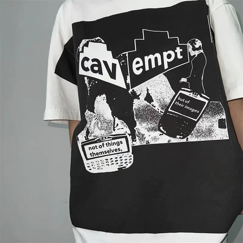 long t shirt 2022ss New Reflective Cav Empt T shirt Men Women 1:1 High-Quality CAVEMPT C.E Tee Tops full t shirt for men