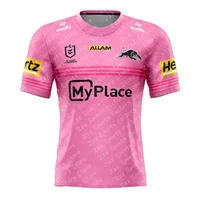 New Arrival Summer Australian NRL Penrith Panthers 2025 Mens Replica Home Jersey Training Jersey Kid Uniform For Adult&Kid Kit 2