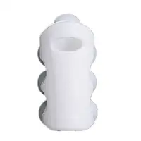 Shower Suction Cup Silicone No Punching Waterproof Strong Viscosity Wall Mount Bathroom Accessories Shower Head Hanger Nailless 6