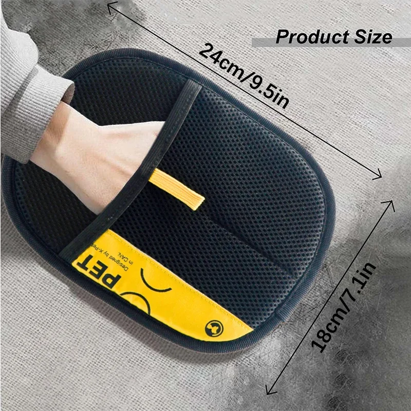 2-in-1 Pet Hair Remover Gloves 3