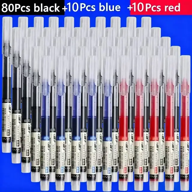 3/10/50/100PCS Color Gel Pens set,0.5mm Fine Tip Ballpoint Pen for Drawing Pens for Writing Office Accessories Back To School 1