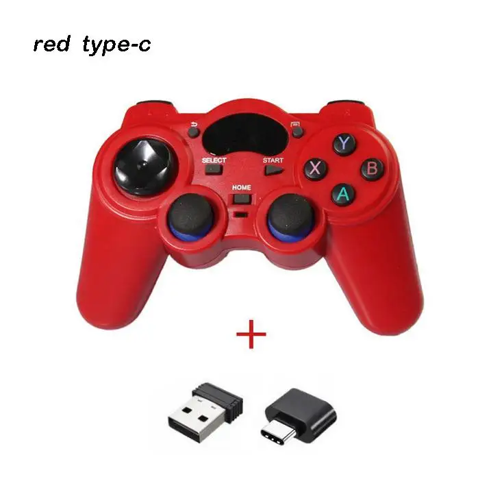 2.4Ghz Android OTG Gamepad Wireless Gamepad Joystick Game Controller Joypad for Android smart phones/tablets/TV boxes/smart TVs 