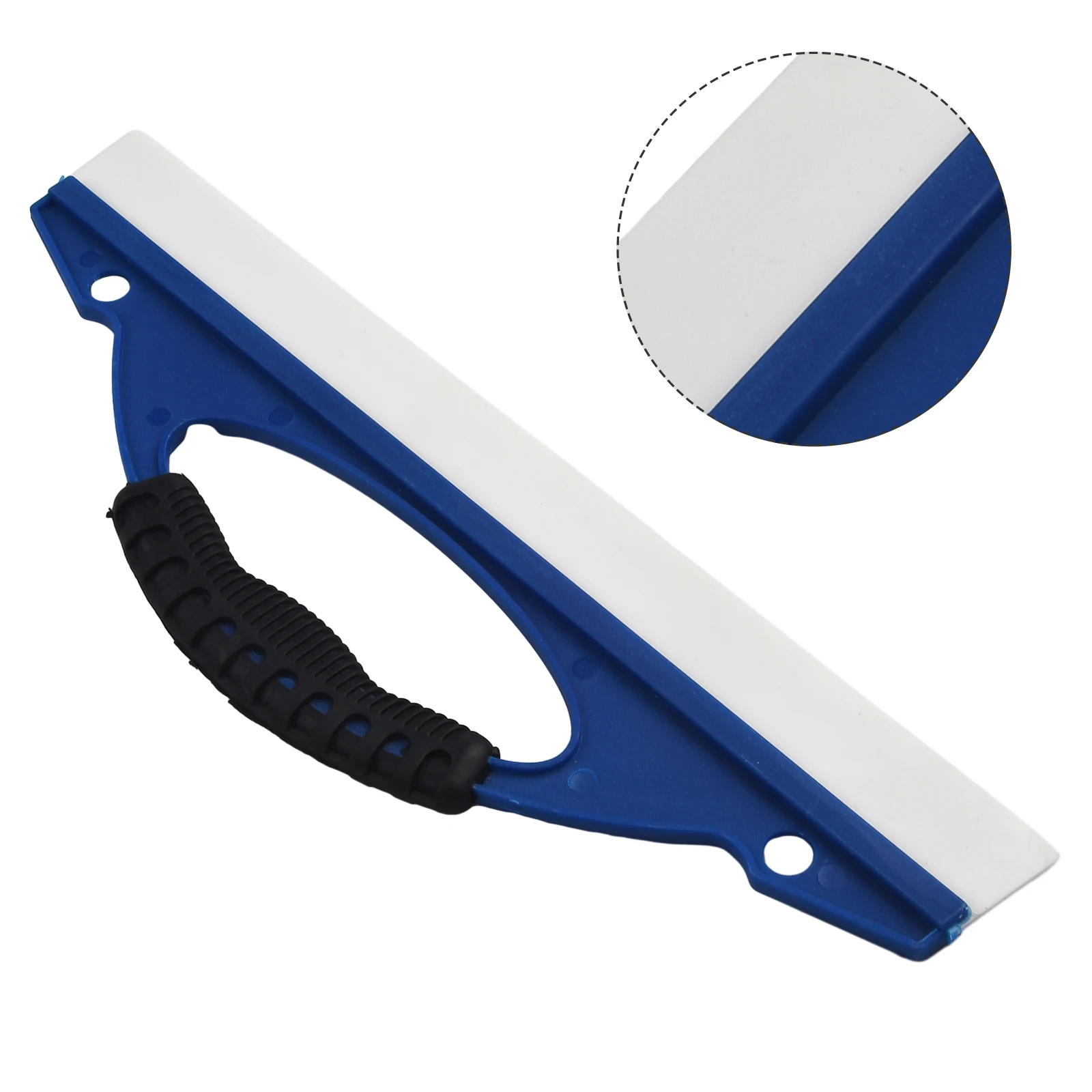 

High Quality Glass Water Squeegee Blue Universal Fitment Alkali-resistant Flexible Silicone Glass Shower Non-slipping