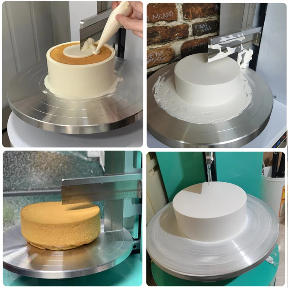 Techtongda 6-14 inch Cake Decorating Machine Cake Cream Spreading