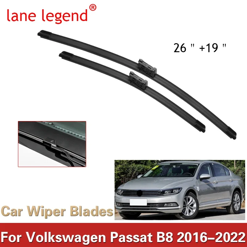 Car Wiper Blade Front Window Windscreen Windshield Wipers Blades Auto Accessories For Volkswagen Passat B8 26