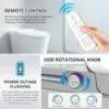 Tankless Smart Toilet with Warm Water Sprayer Dryer One Piece Bidet Toilet with Foot Sensor Operation Heated Bidet Seat 4