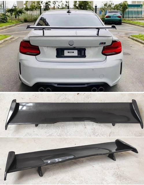 GTウイング　BMW用 スポーツgtウィングトランクリッドスポイラー、ブラックカーボン