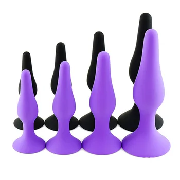 4Pcs/Set Butt Plug for Beginner Erotic Toys Silicone Anal Plug Adult Products Anal Sex Toys for Men Women Gay Prostate Massager 2