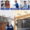 4/8Pcs Handbag Hooks Folding Metal Table Bag Holders Portable Purse Hangers Unique Parts Accessories Multipurpose Non-Slip Hooks 6