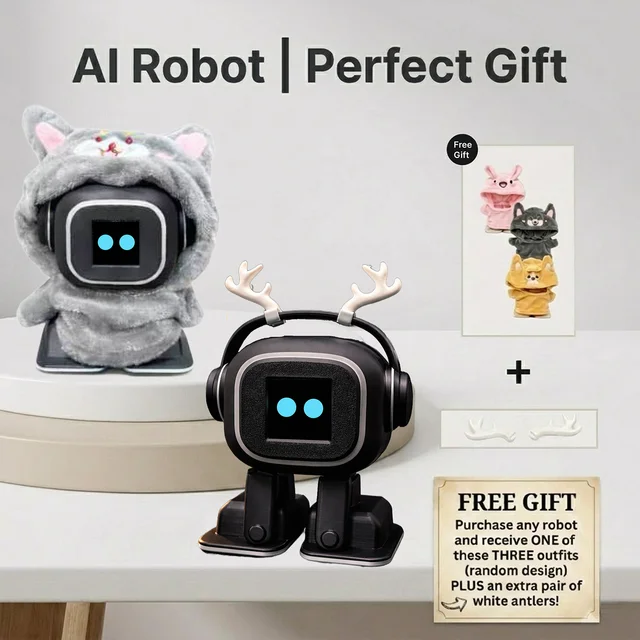 EMO AI Robot | Smart Chatbot Toy,Emotional Interaction,Singing and Dancing, Voice Control, Companion, Holiday Gifts 1