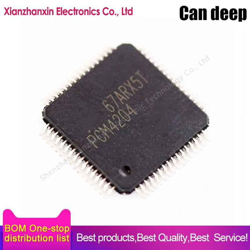

1 шт./партия, чип сбора данных PCM4204PAPR PCM4204 HTQFP64