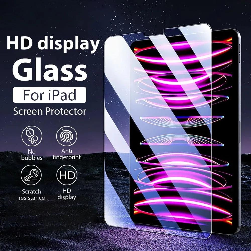 Premium Tempered Glass Screen Protector for iPad Pro and Air Series