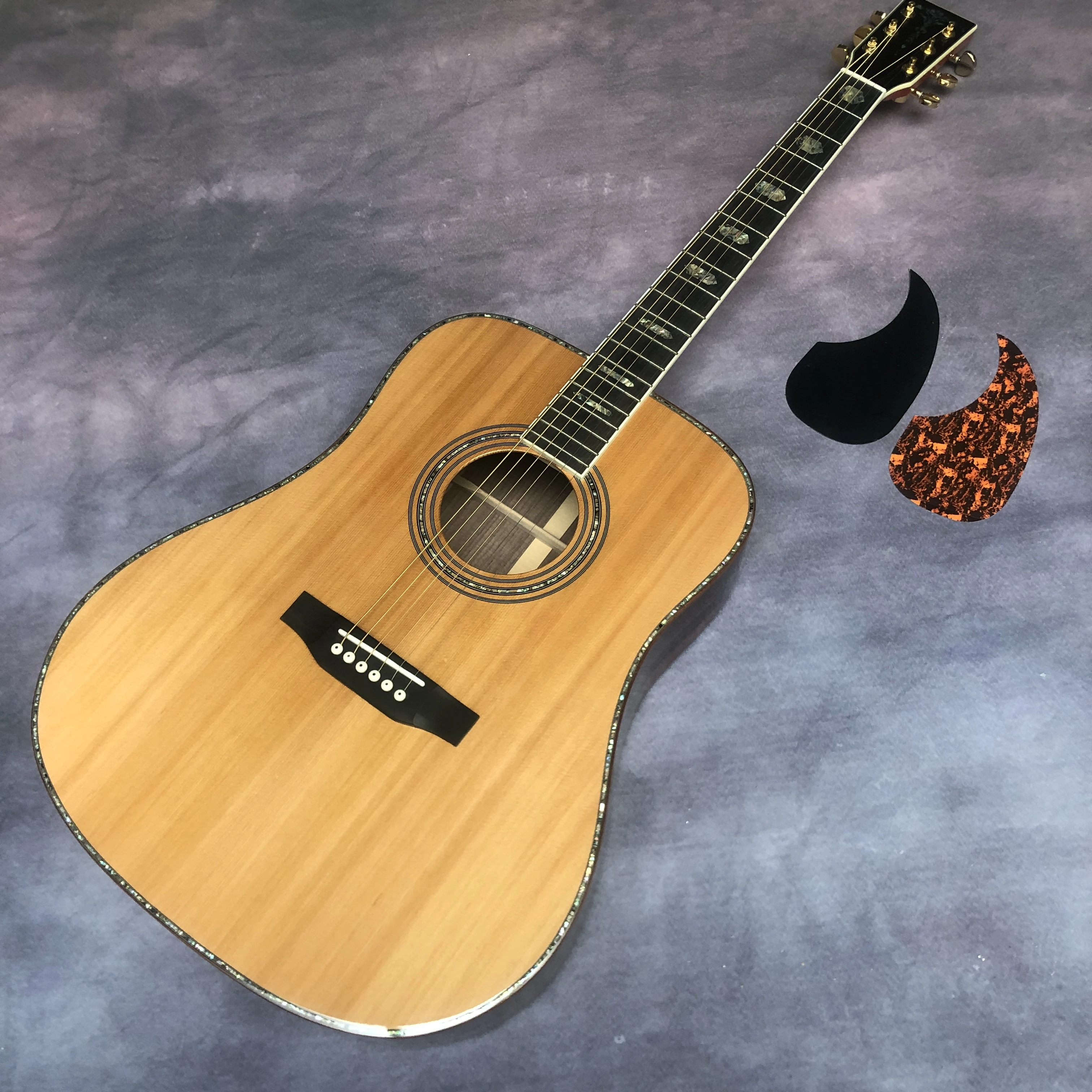 

41 "D barrel solid wood profile black finger D45 series acoustic guitar
