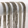 Natural Pyrite Faceted Round / Rondell Beads 2mm,3mm,4mm,1x2mm,2x3mm，for Jewelry Making Bracelet Necklace Beads DIY Wholesale 5