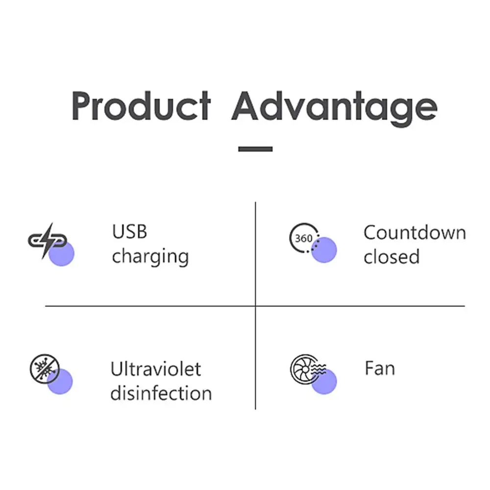 4 슬롯 UV 살균 칫솔 홀더 지능형 살균 디지털 디스플레이 스마트 칫솔 랙 창의성 무펀치