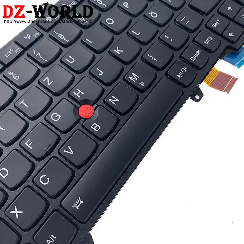 Qwertz de gr cz ch Sws hu si sk Alemão Checo Húngaro Esloveno Teclado Retroiluminado para Lenovo Thinkpad Yoga 260 s1 3 - Imagem 6