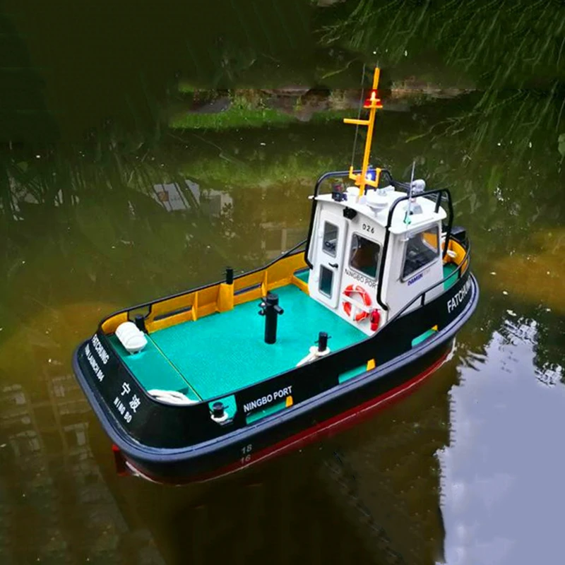 DIY Simulation Rc Boat Model Kit 1:18Tug804 Tug Rescue Boat Small and Moped Tugboat 3