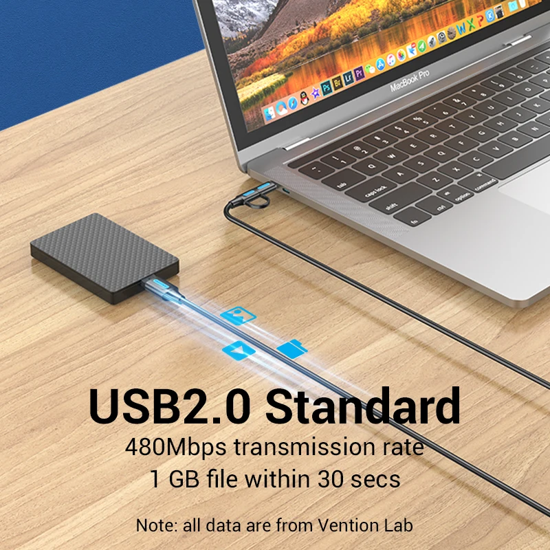 Vention 2-in-1 USB Type C & Micro USB Fast Charging Cable