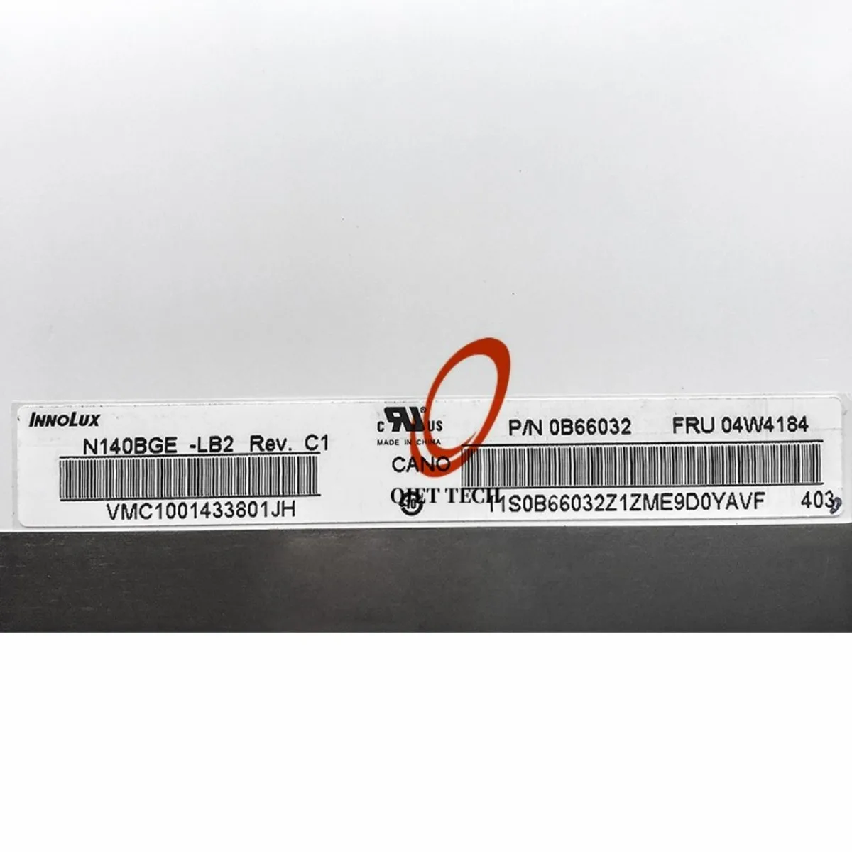 Tela Lcd do Portátil Cabível para Lenovo B140xtn03.6 Ltn140at20 N140bge-l32 N140bge-l43 Lp140wh2 Tls1 Fru 04w4184 40pin Lvds 140 Dentro - Imagem 2