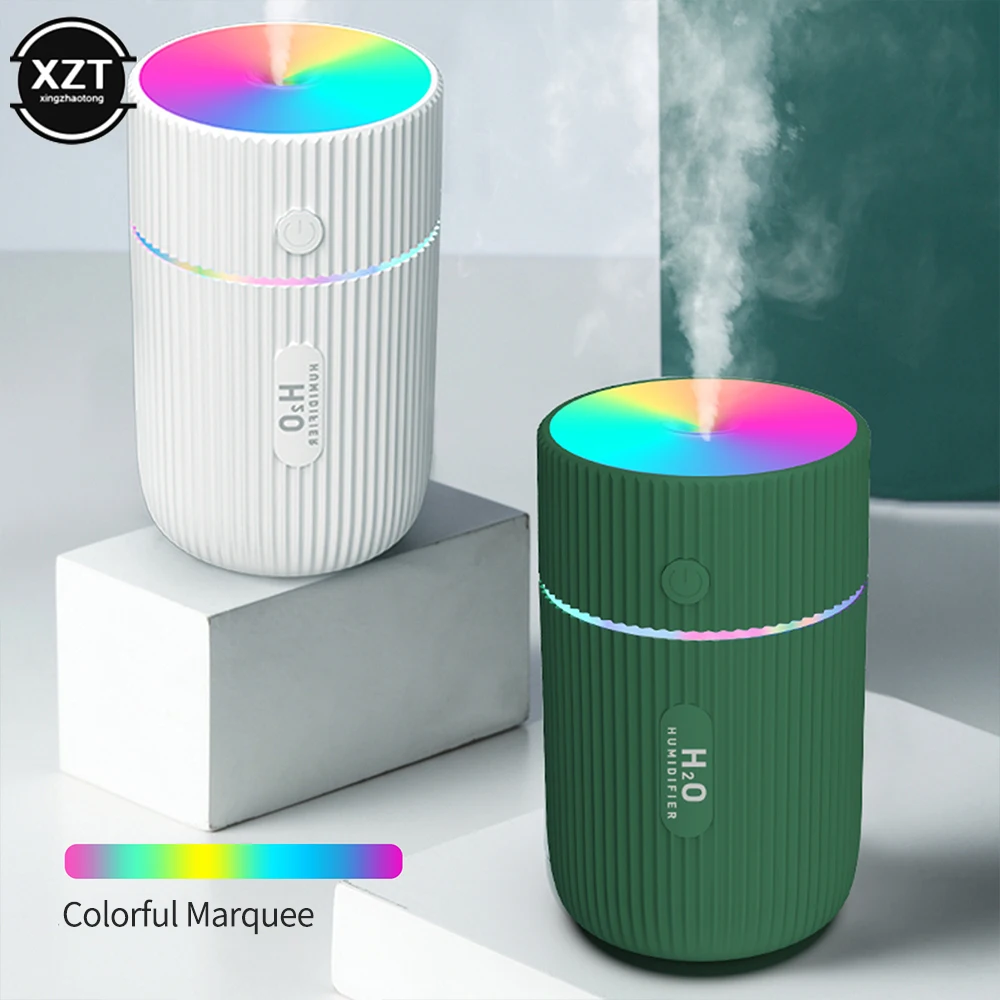 Mini Home Humidifier USB Air Purifier Car Humidifier Portable Air Freshener with LED Night Light Ambient Light 2