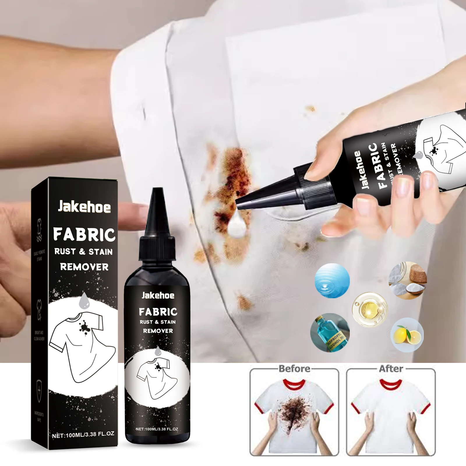 Multipurpose Fabric Stain Remover for Clothes and Textiles