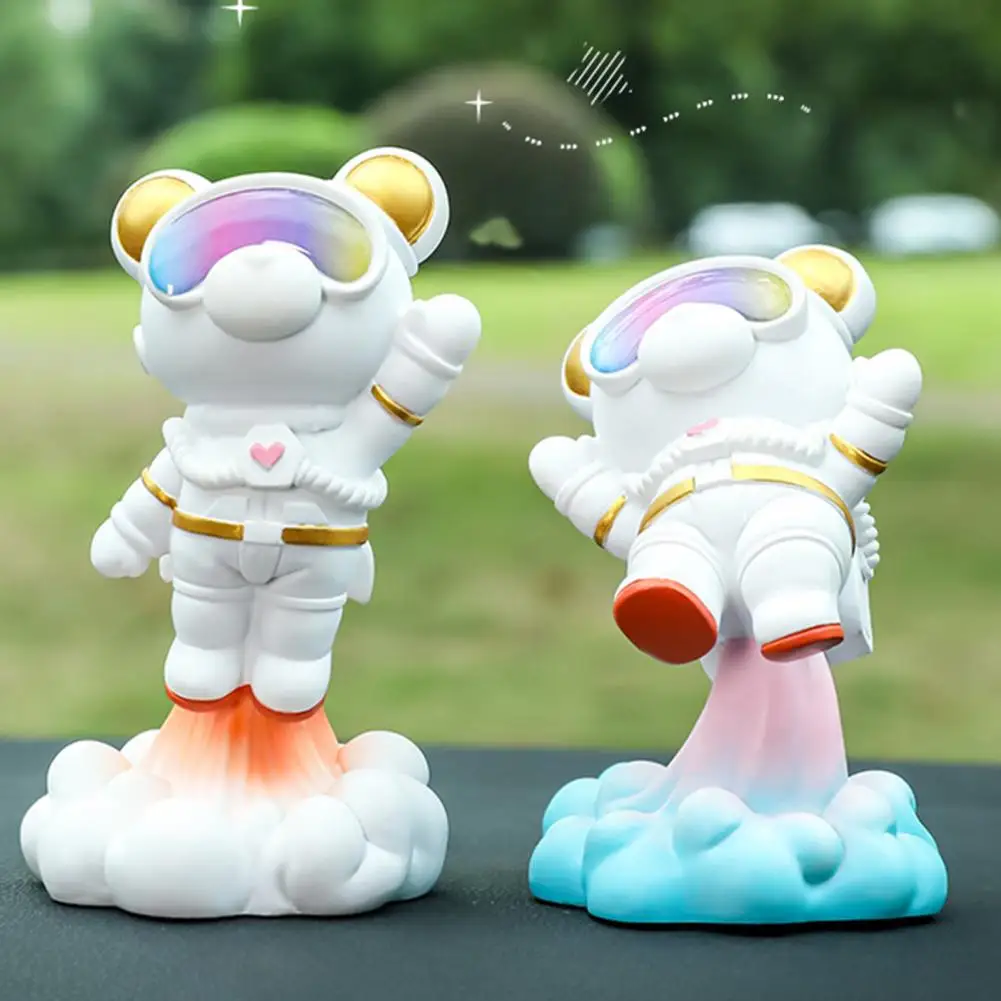 

Car Decoration Cute Cartoon Couples Bear Model Cartoon Space Bear Ornament Auto Interior Dashboard Accessories For Girls Gifts