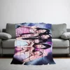 Kpop L-LE S-SSERAFIM Crazy Blanket comfort warm soft plush blanket suitable for sofa living room office bedroom travel and gifts 2