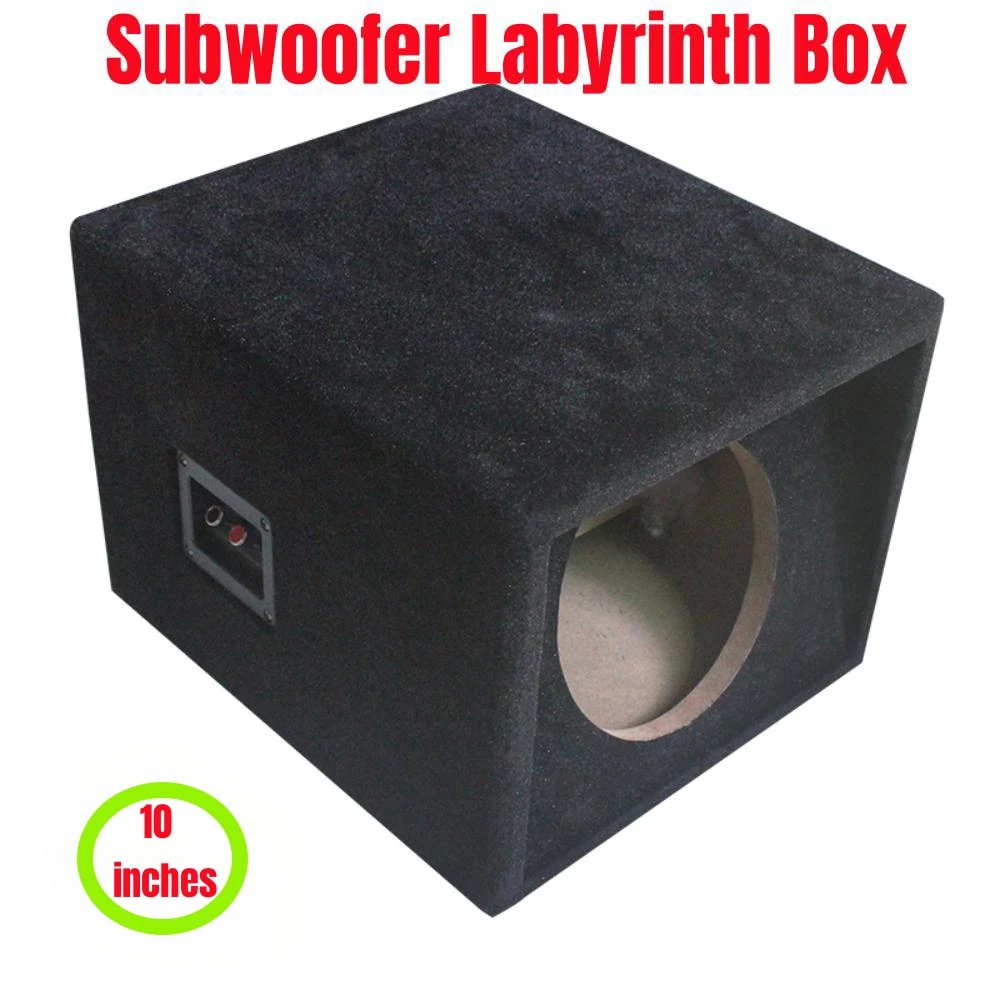 Modifica Audio Per Auto Subwoofer Da 10 Pollici Scatola Di Legno Vuota Subwoofer Per Auto Maze Box Supporta Rockford Fosgate P P2 P3 T1/Jl W6 W3 W1