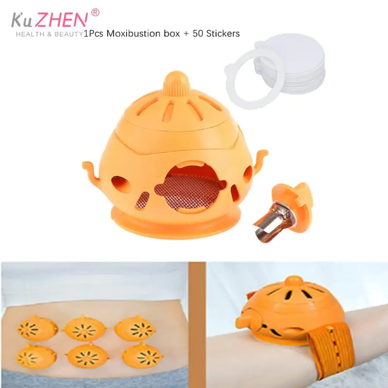 

1PC Portable Thermal Massager Moxibustion Box Moxa Stick Burner Warm Cupping Acupoint Massage Therapy Health Care Relief Pain