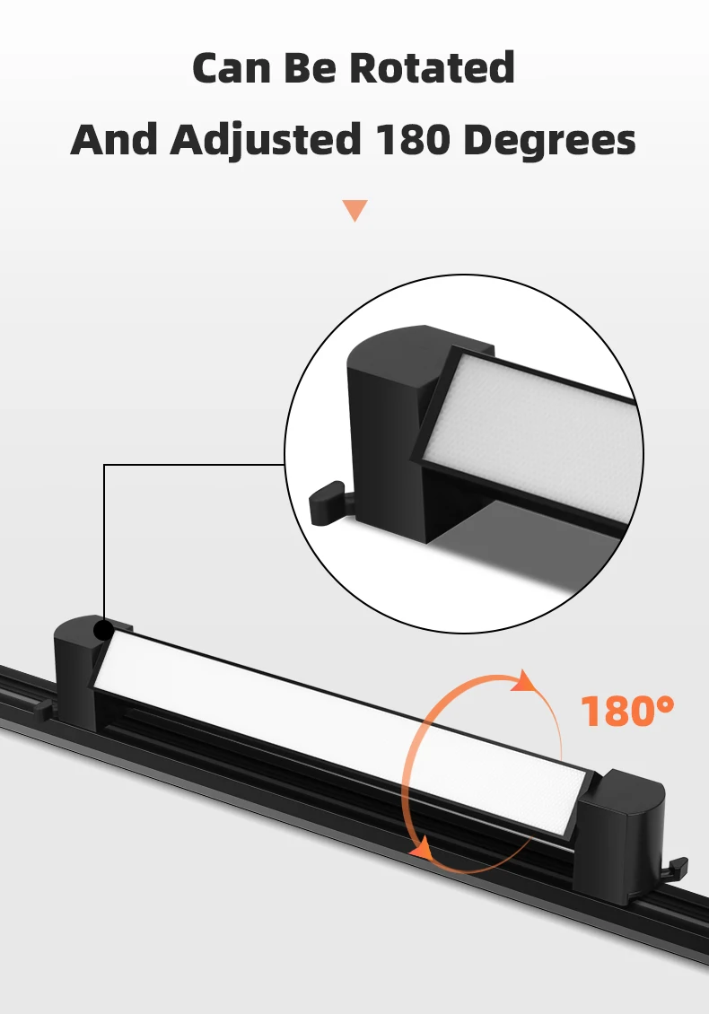 Description Picture 4 of itemSet LED Track Light 110V 220V Spotlight Track Rail Lighting Fixture for Clothing Store Kitchen Indoor Light Spot Led Track Lamp