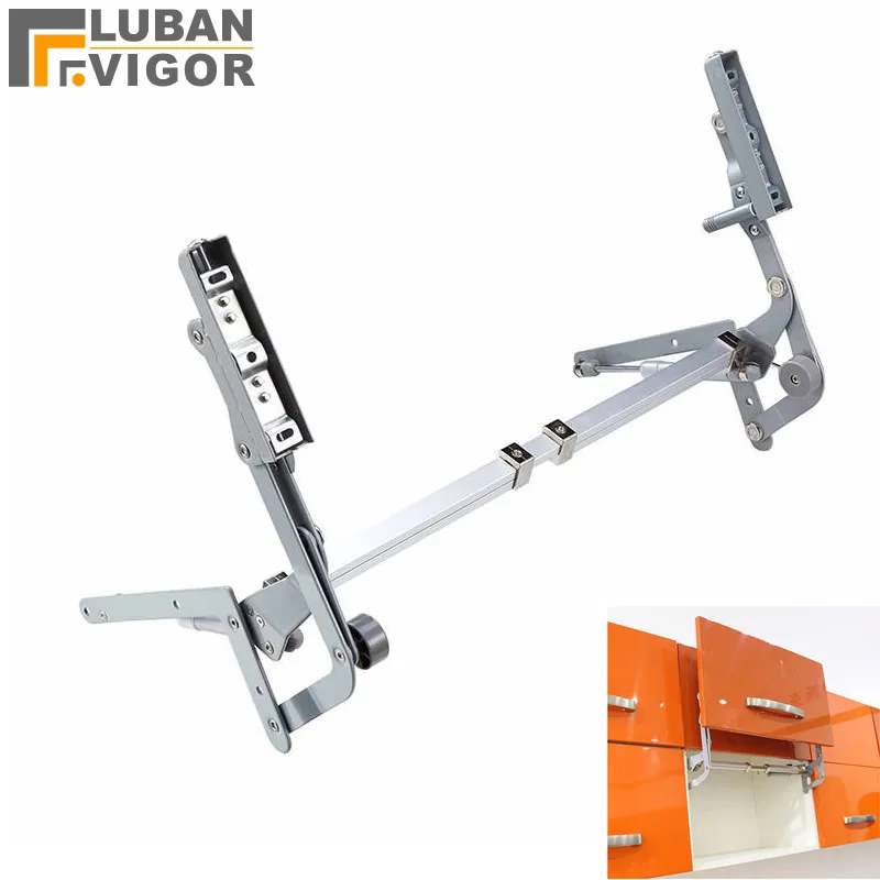 Best choose,Air operated hinge on the vertical lift,Translational pneumatic turning bracket,Home Furniture Hardware,fittings