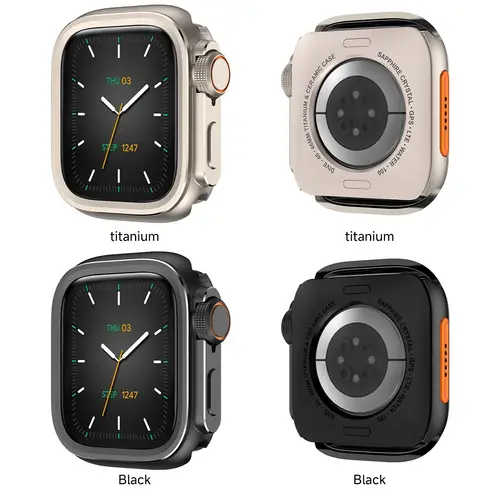 Aluminum Alloy Case for Apple Watch Case Ultra 3 2 1 49mm 46mm 44mm 45mm Metal Bumper Protective for IWatch Series 11 10 9 8 7 6 - Image 2