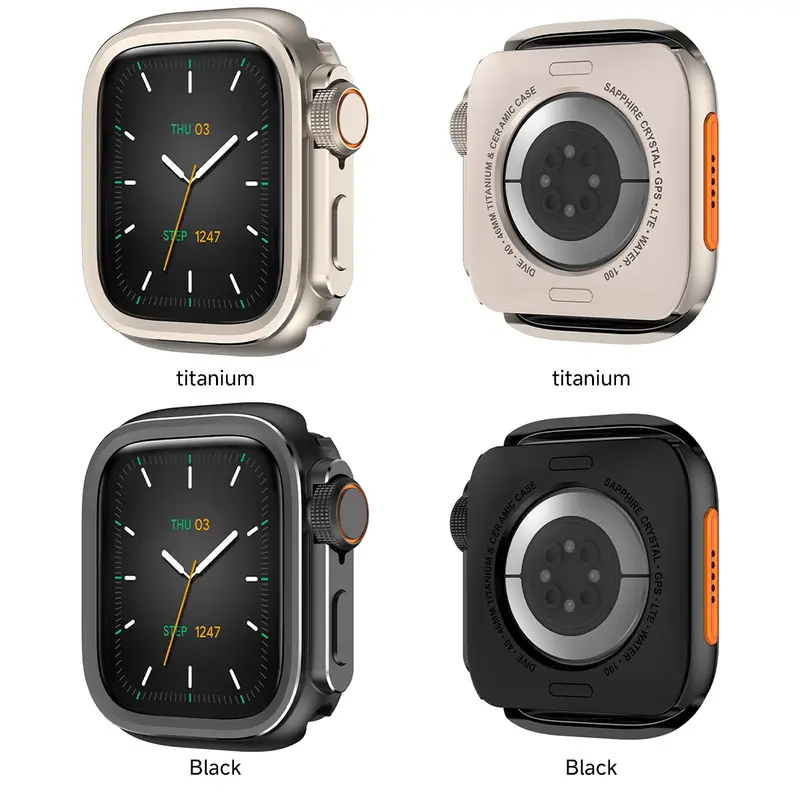 Aluminum Alloy Case for Apple Watch Case Ultra 3 2 1 49mm 46mm 44mm 45mm Metal Bumper Protective for IWatch Series 11 10 9 8 7 6 - Image 2