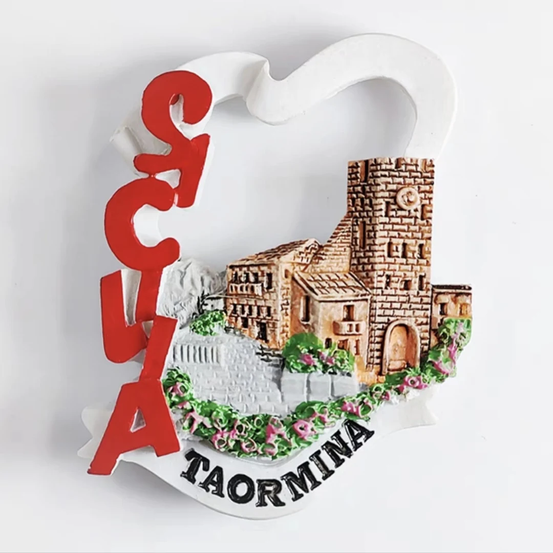 Italy Flavor 3D Refrigerator Magnets Fridge Magnetic Tourist Souvenir Decoration Articles Handicraft Gifts