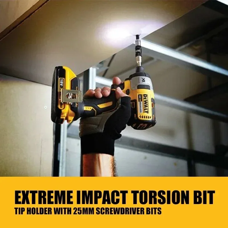 Magnetic Drill Bit Holder Adjustable Pivoting Tip DEWALT DT7505-QZ
