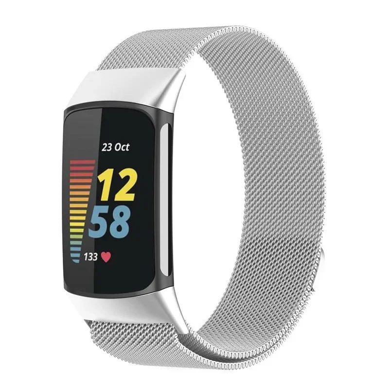 Stainless Steel Magnetic Loop Mesh Bracelet Wrist Strap