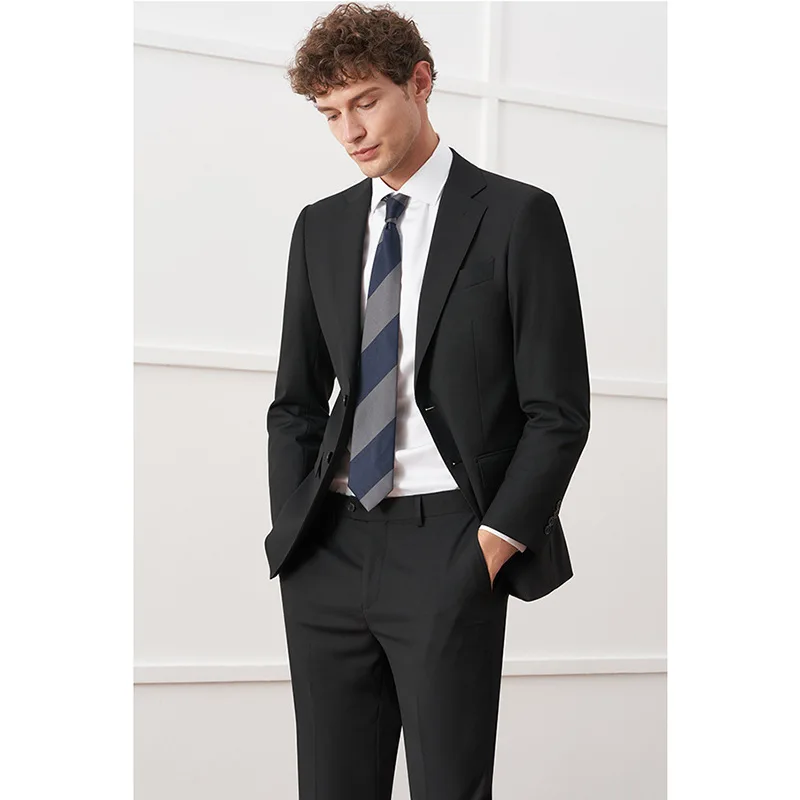 Mens Suits Business Blazer Wedding Groom Tuxedo 2 Piece Set Jacket Pants Chinese Tunic Suit Terno Masculino mens suits
