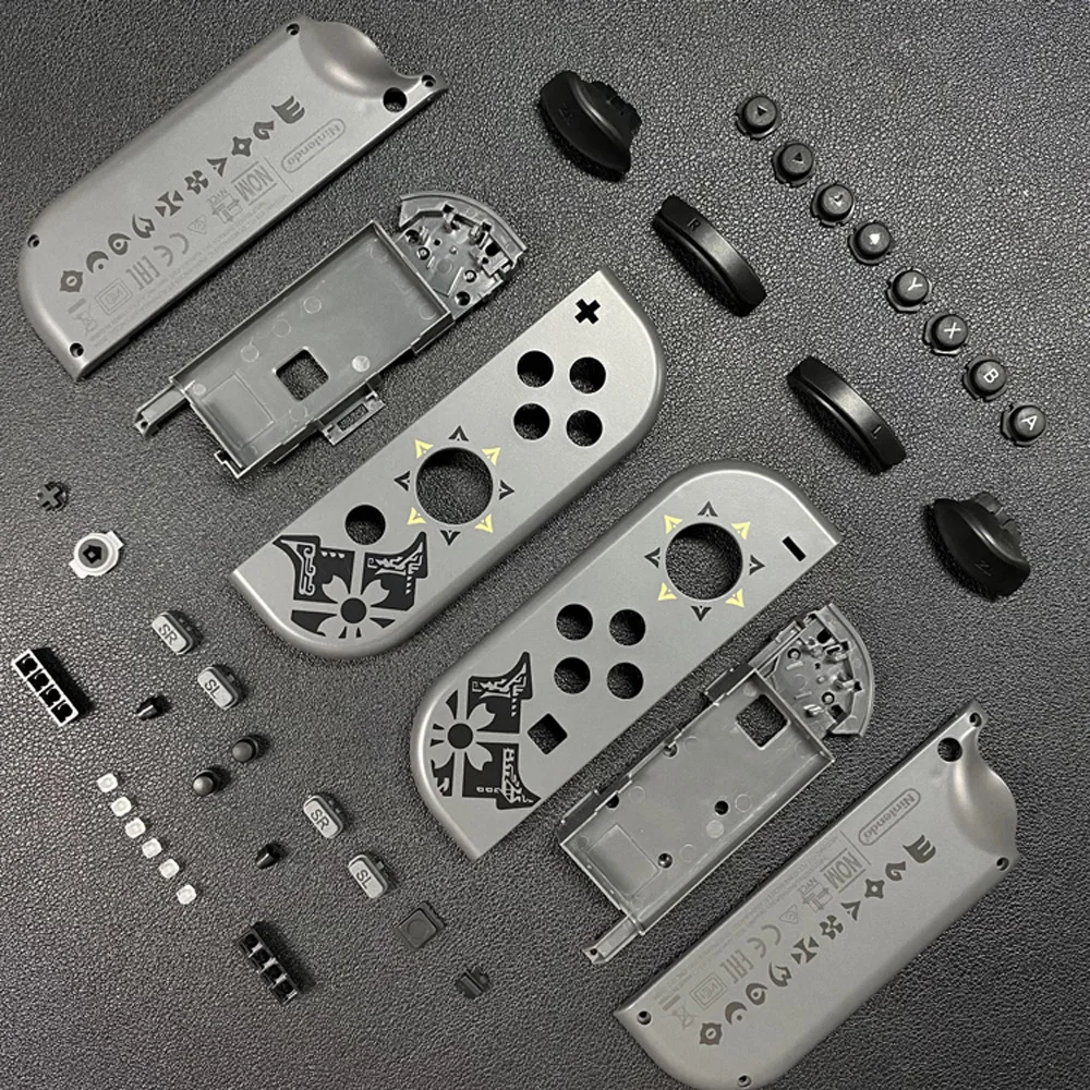 Switch, NS, OLED Joy-Con, Habitação Completa, Botões de Peças de Reparo