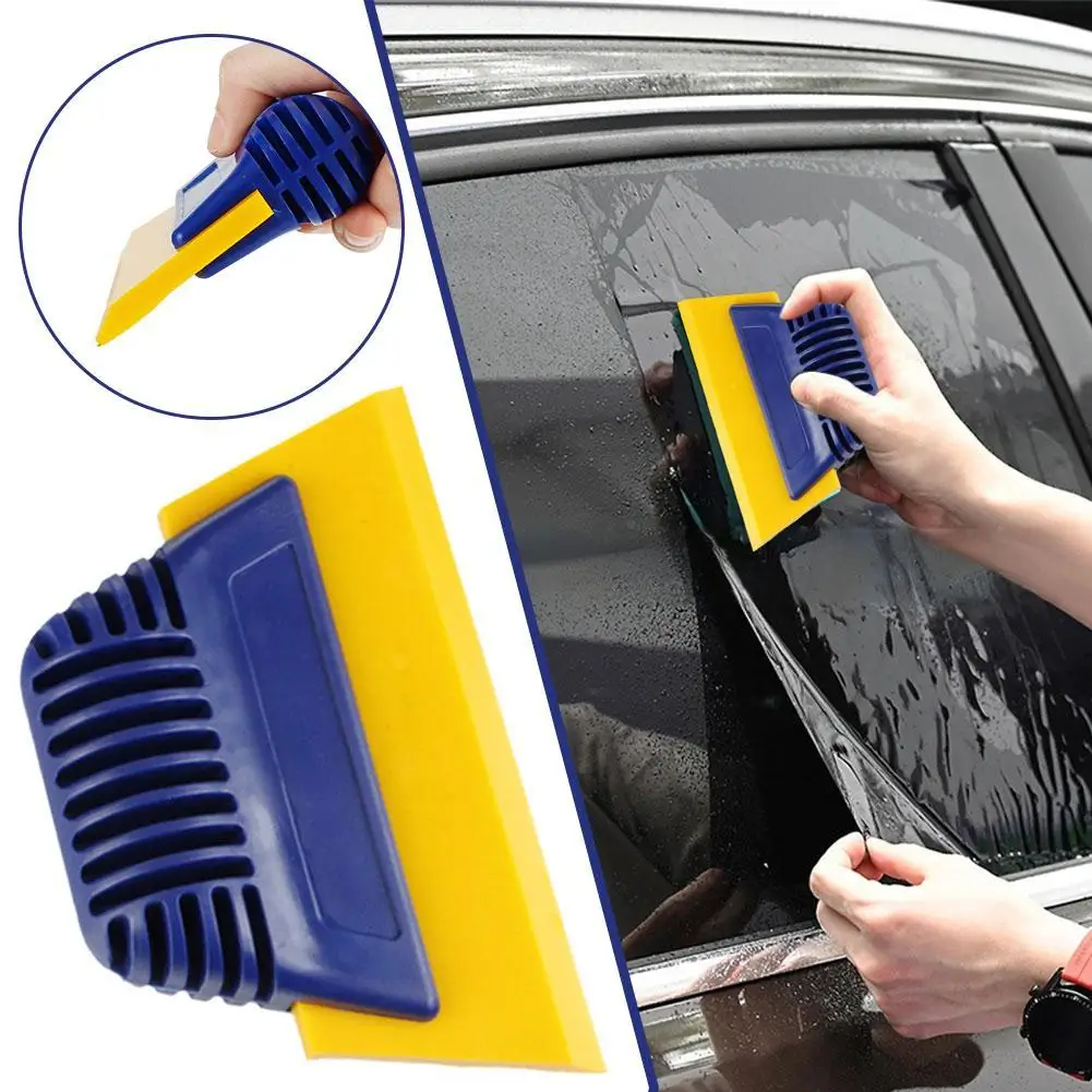 PPF Soft Silicone Auto Windshield Window Glass Water Drying Wiper Cleaning Scraper PPF Invisible Car Cover Film Tools