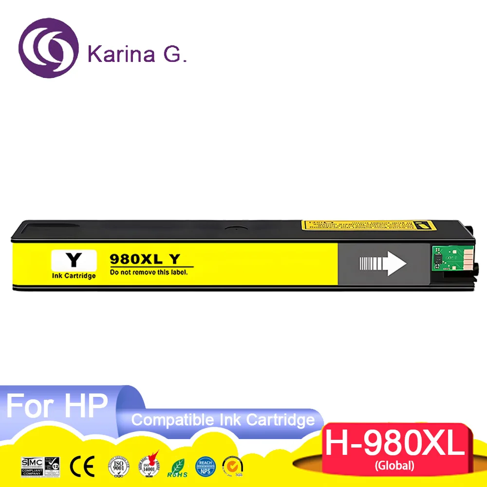 980 980XL Premium Color Compatible Ink Cartridge For 980XL for  Officejet Enterp
