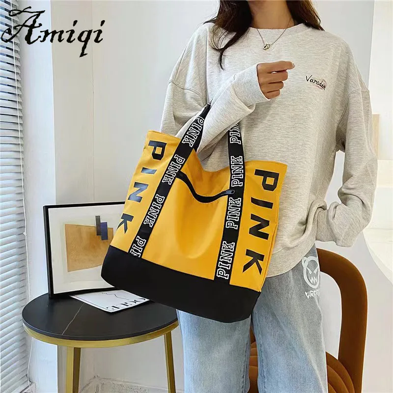 

Женская сумка-тоут, вместительная нейлоновая сумка-мешок, роскошные сумки, модная сумка для покупок, дорожные сумки, популярная сумка на плечо