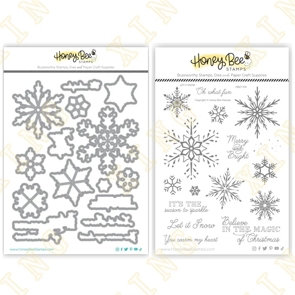 

Cutting Dies Stamps Scrapbook Diary Decoration Stencil Embossing Template DIY Greeting Card Handmade New Arrival Let It Snow